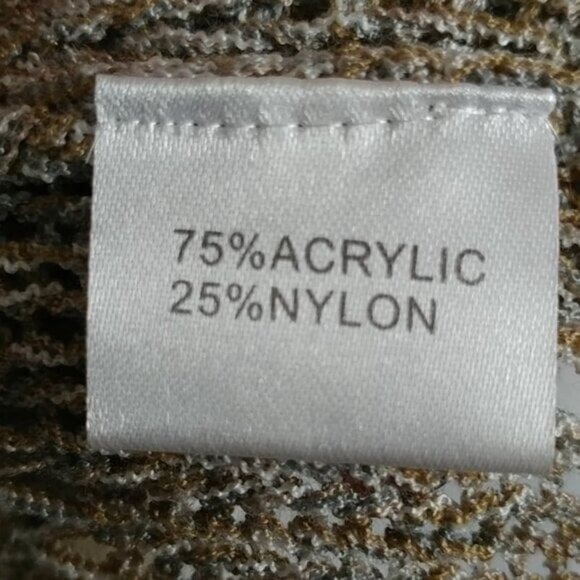 F.O.N.D. Women's Beige Open Waterfall Cardigan Lagen Look Sweater Size S/M - Picture 5 of 8